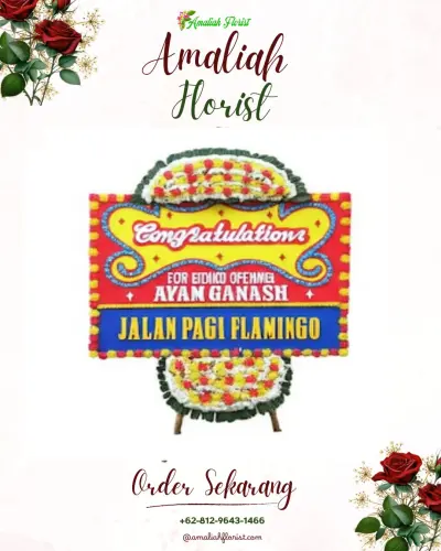 Bunga Papan Congratulation di Pagesangan Barat